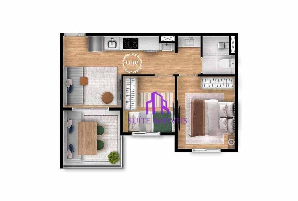 Apartamento, 2 quartos, 37 m² - Foto 4