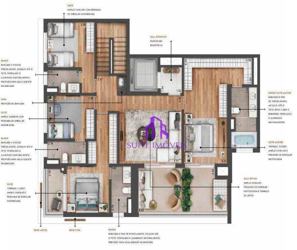 Apartamento, 2 quartos, 94 m² - Foto 9