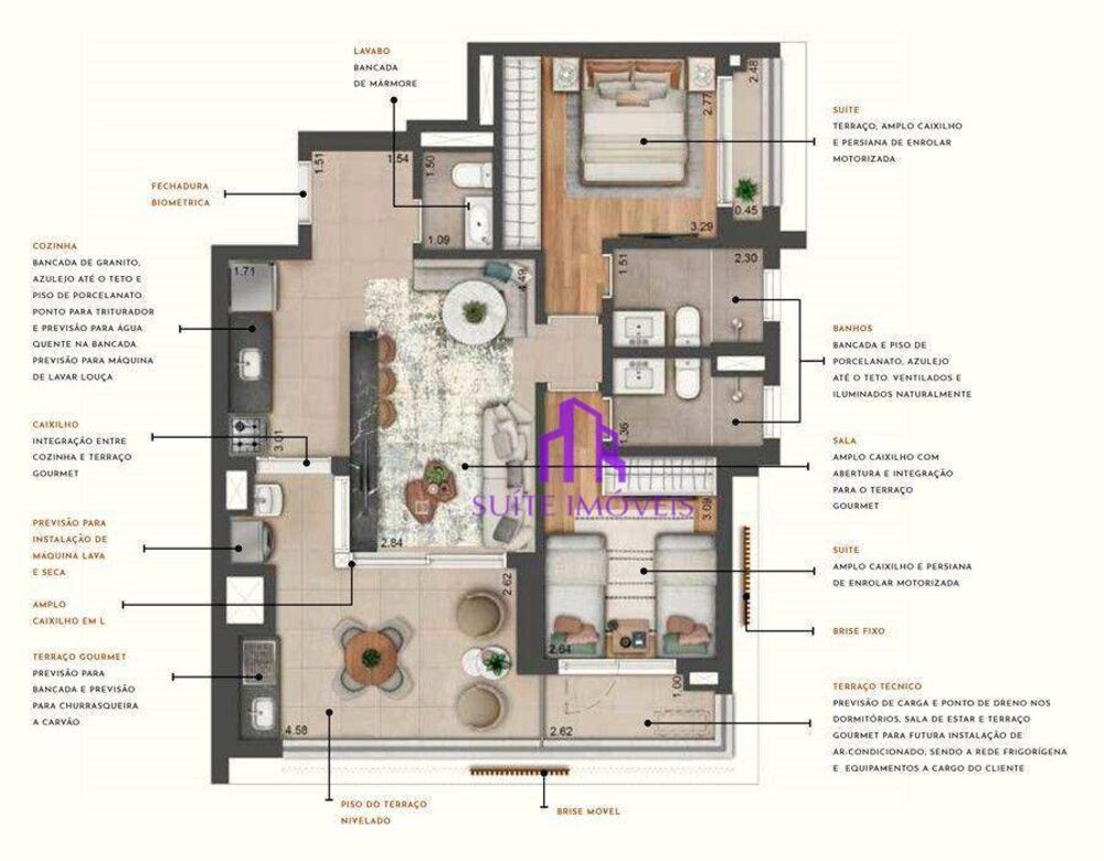 Apartamento, 2 quartos, 94 m² - Foto 11