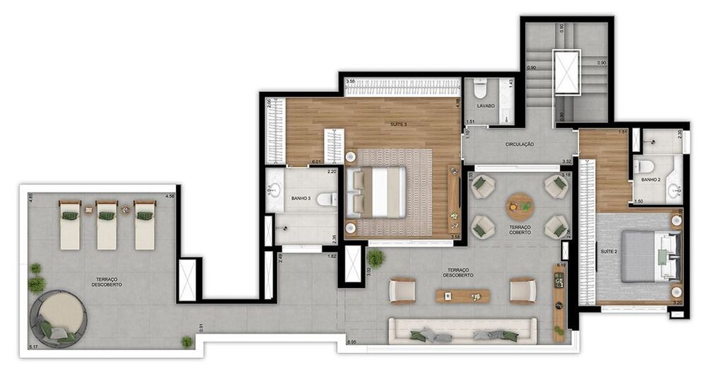 Apartamento, 3 quartos, 206 m² - Foto 12