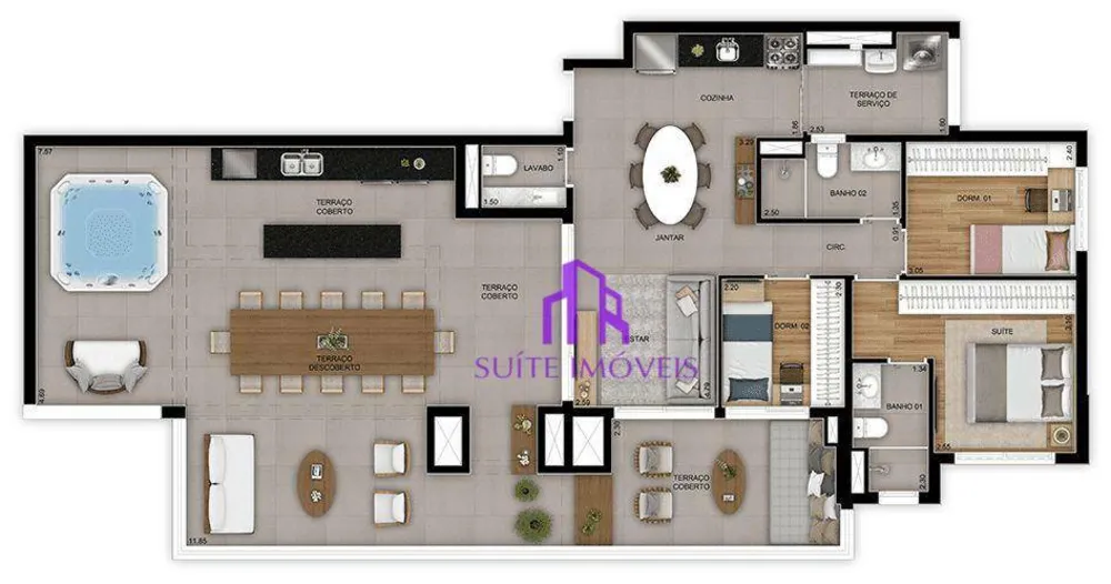 Apartamento, 3 quartos, 89 m² - Foto 3
