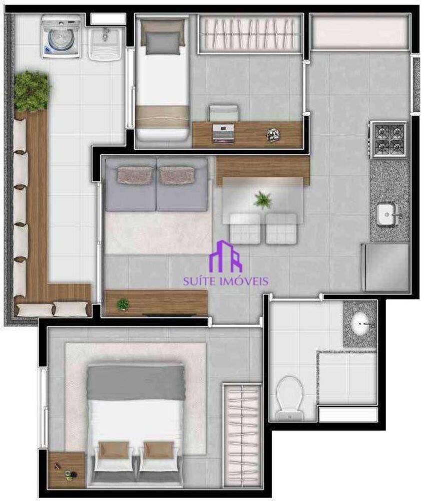 Apartamento, 2 quartos, 38 m² - Foto 19