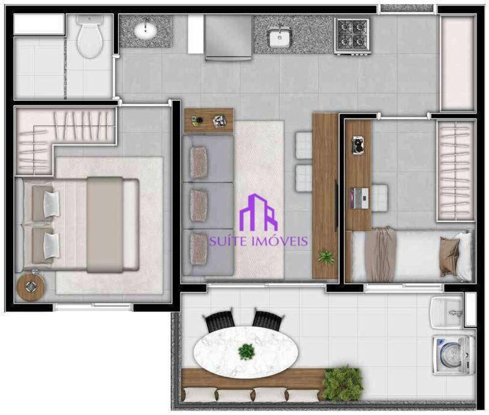 Apartamento, 2 quartos, 38 m² - Foto 17