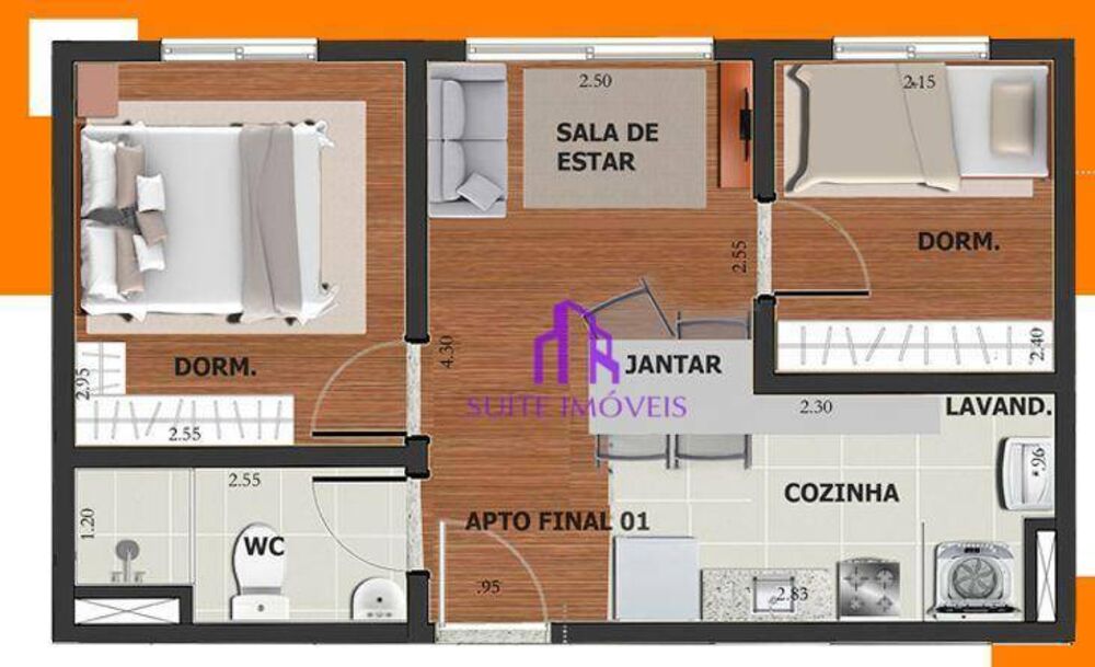 Apartamento, 2 quartos, 33 m² - Foto 27