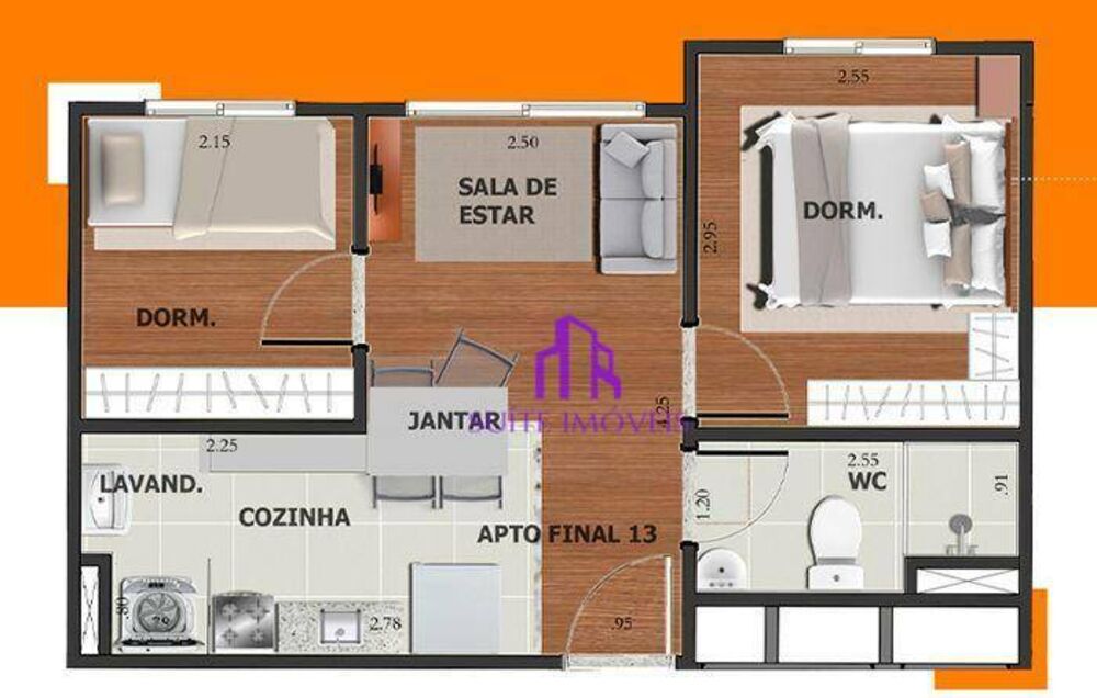 Apartamento, 2 quartos, 33 m² - Foto 28