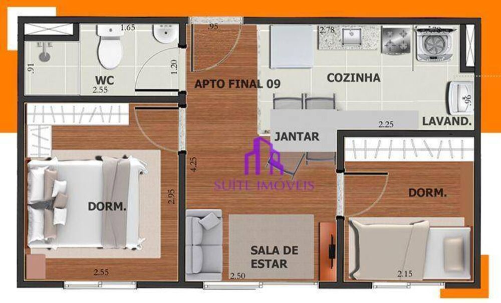 Apartamento, 2 quartos, 33 m² - Foto 25