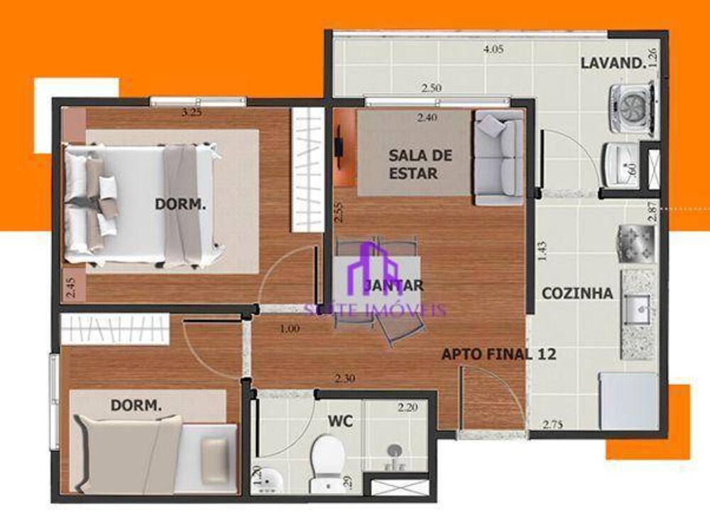 Apartamento, 2 quartos, 33 m² - Foto 22