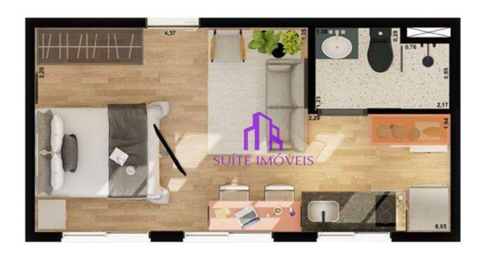 Apartamento, 1 quarto, 55 m² - Foto 4