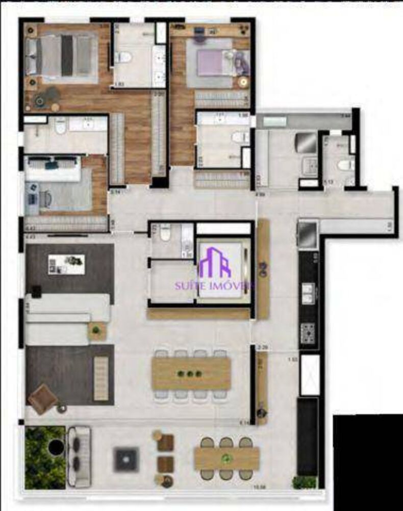Cobertura, 3 quartos, 315 m² - Foto 11