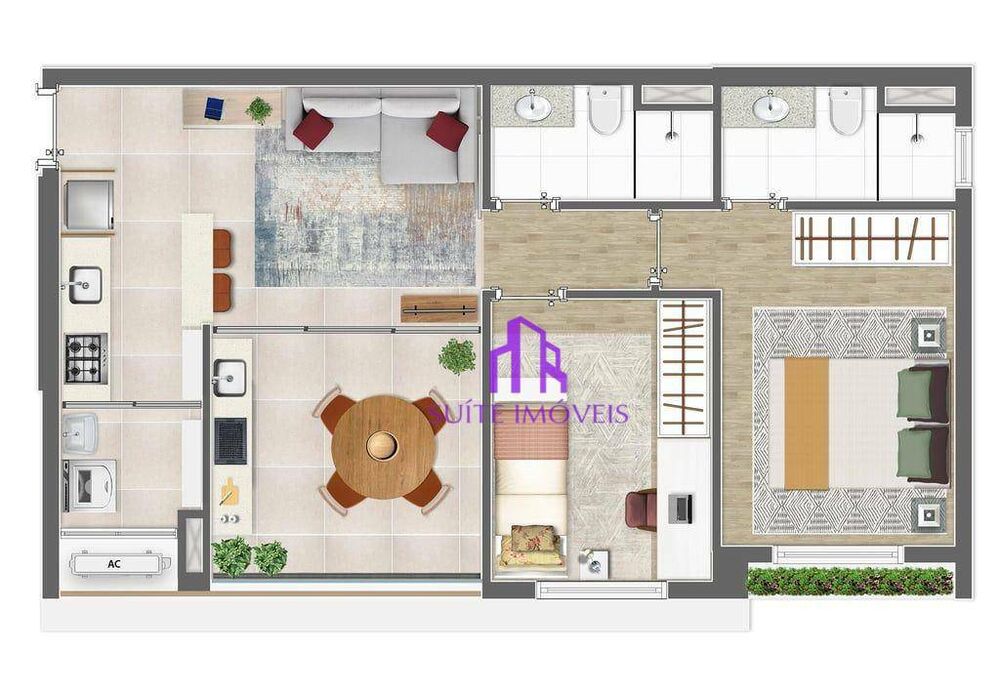 Cobertura, 2 quartos, 107 m² - Foto 28