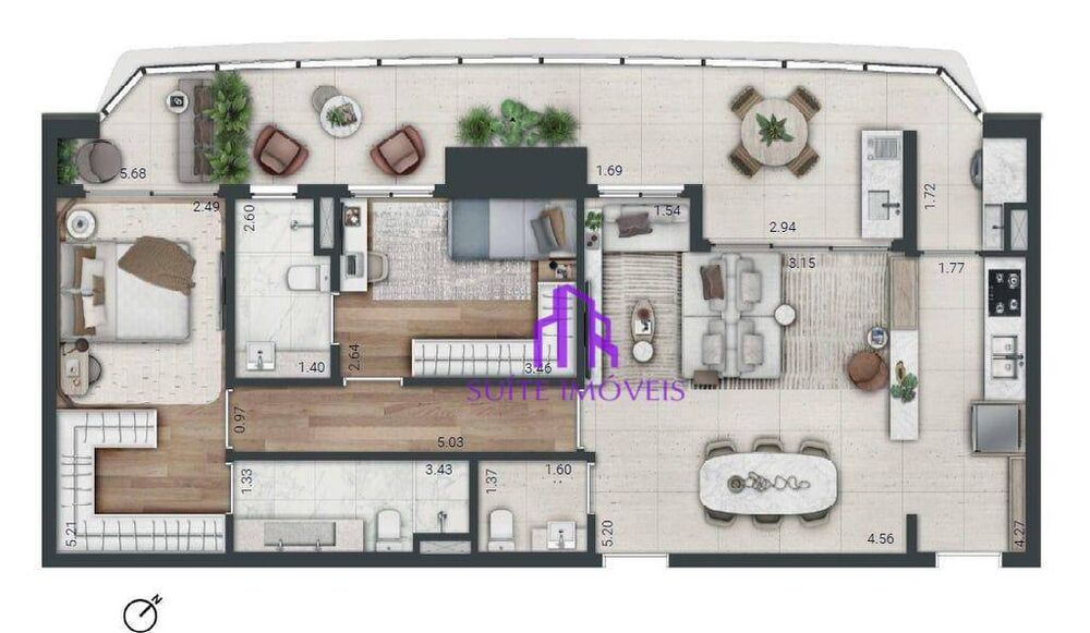 Apartamento, 3 quartos, 288 m² - Foto 11