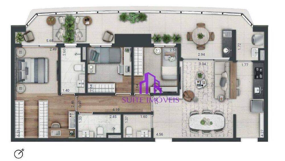 Apartamento, 3 quartos, 288 m² - Foto 13