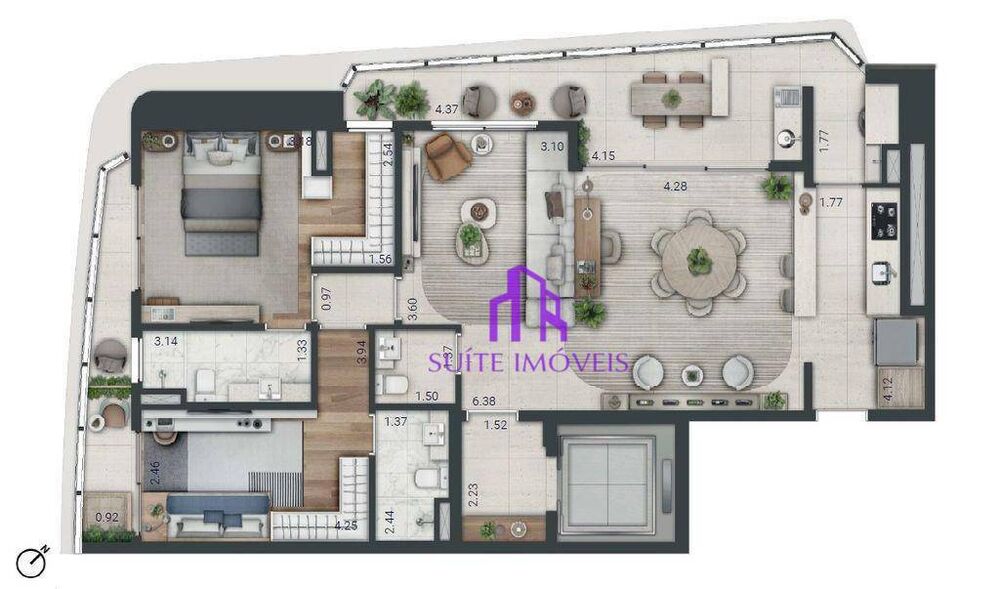 Apartamento, 3 quartos, 288 m² - Foto 14