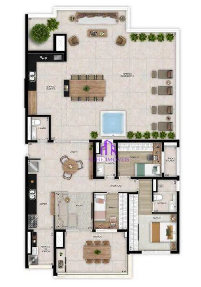 Apartamento, 3 quartos, 91 m² - Foto 1