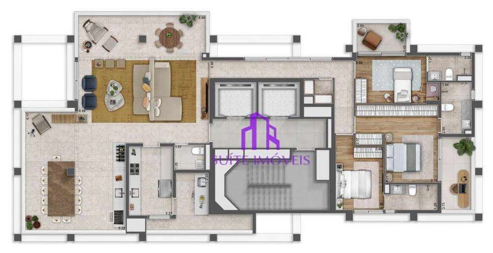 Apartamento, 2 quartos, 94 m² - Foto 1