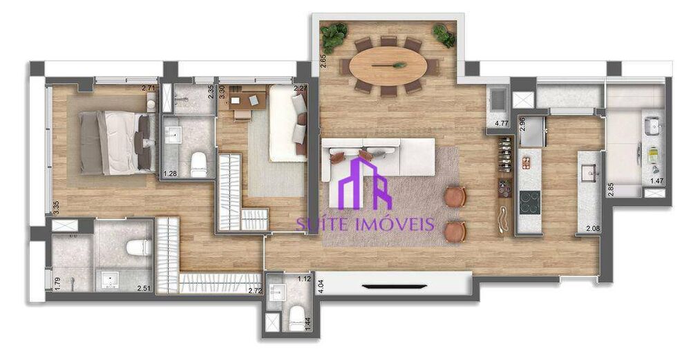 Apartamento, 2 quartos, 94 m² - Foto 3