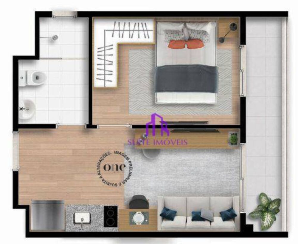 Kitnet-Studio, 25 m² - Foto 11