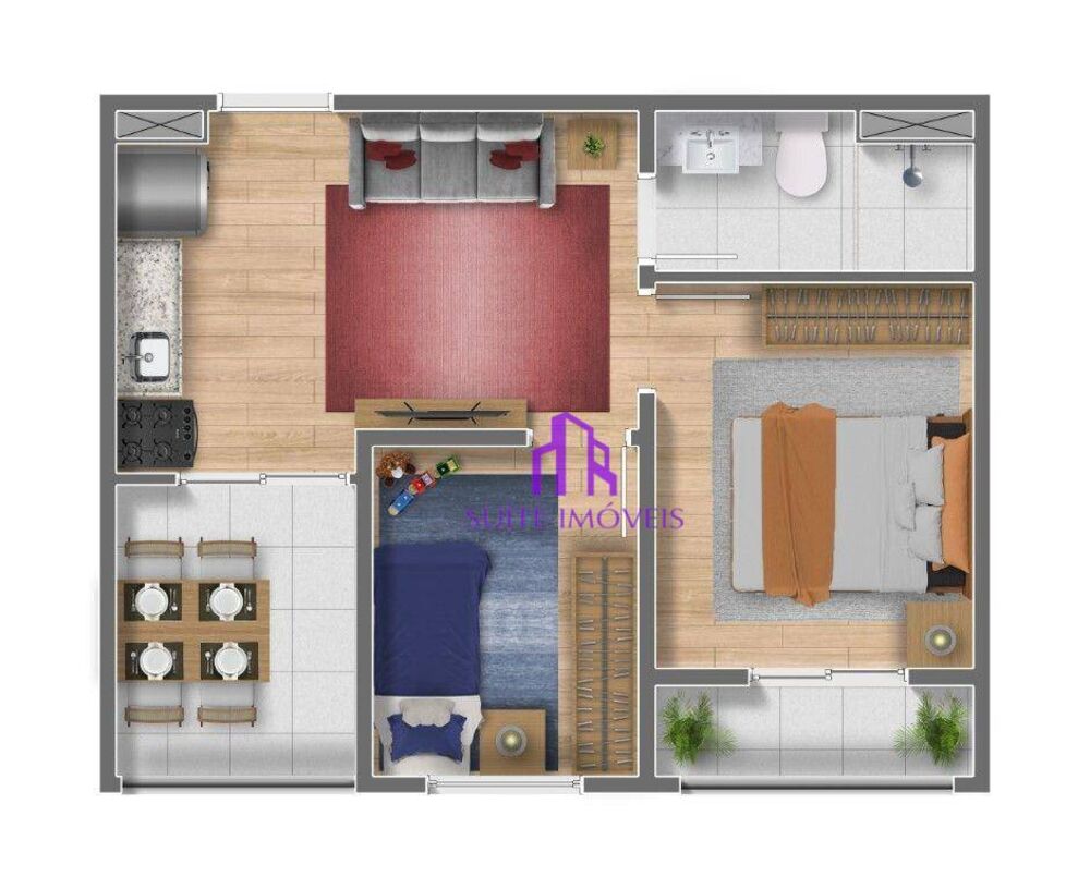 Apartamento, 1 quarto, 27 m² - Foto 2