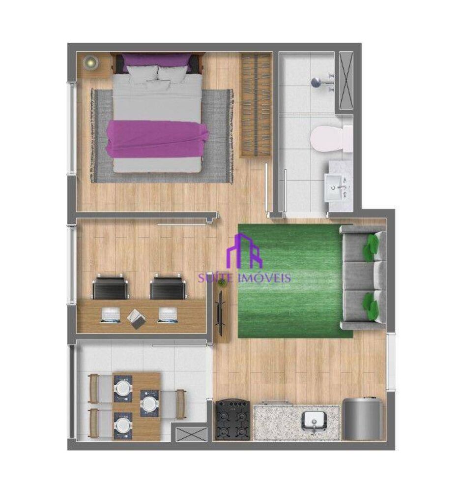 Apartamento, 1 quarto, 27 m² - Foto 6