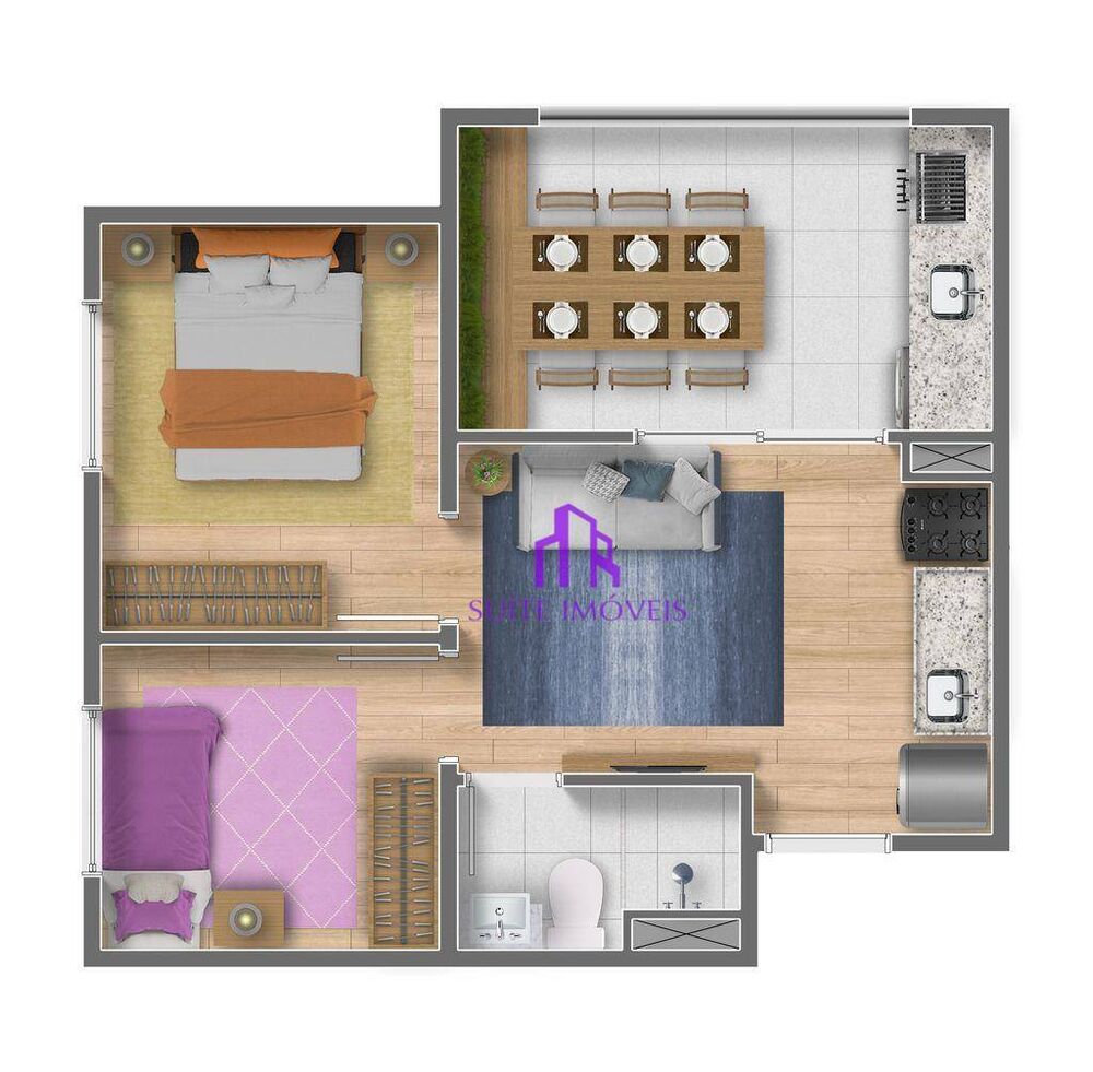 Apartamento, 1 quarto, 27 m² - Foto 3