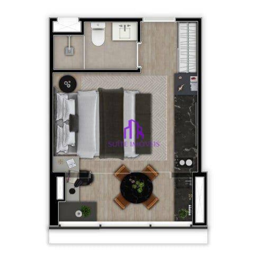 Kitnet-Studio, 32 m² - Foto 14