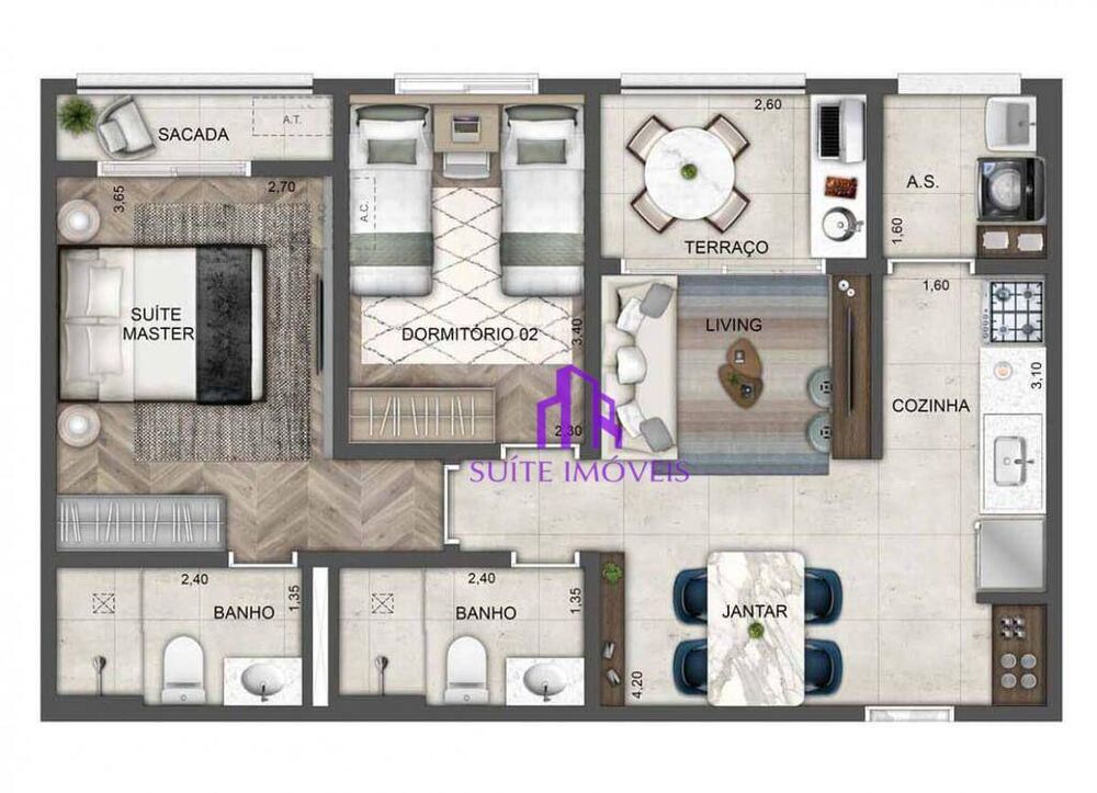 Apartamento, 2 quartos, 154 m² - Foto 13