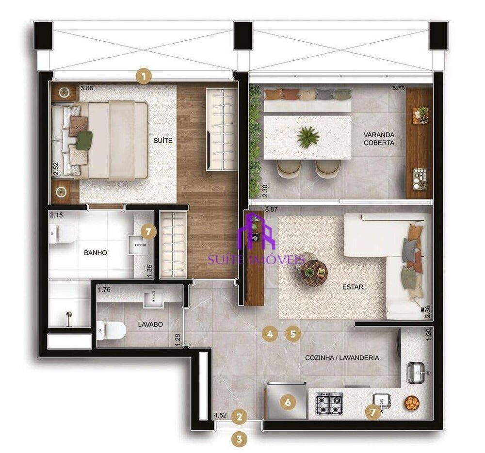 Apartamento, 1 quarto, 108 m² - Foto 17
