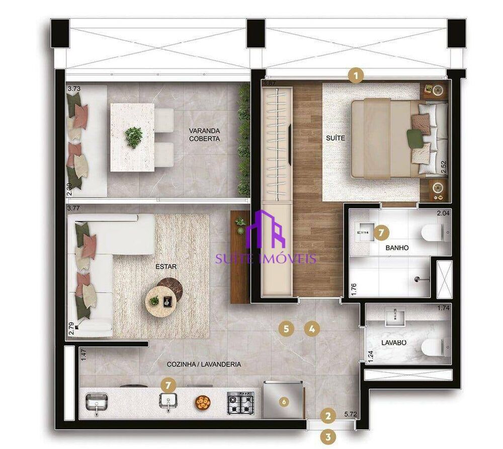 Apartamento, 1 quarto, 108 m² - Foto 20