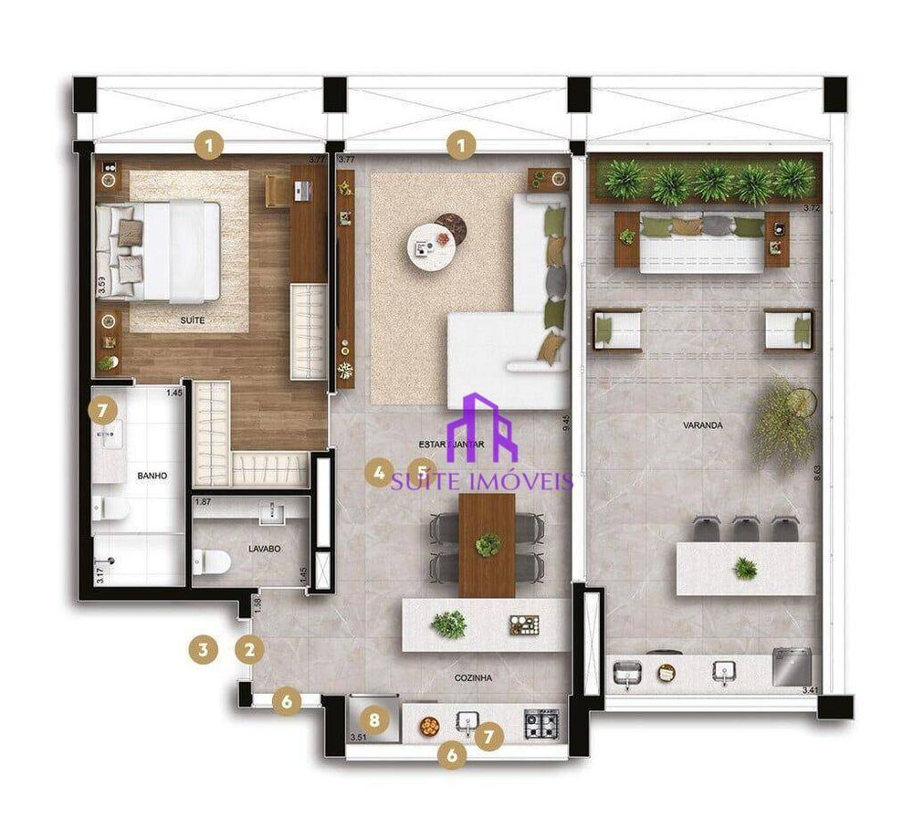 Apartamento, 1 quarto, 108 m² - Foto 18