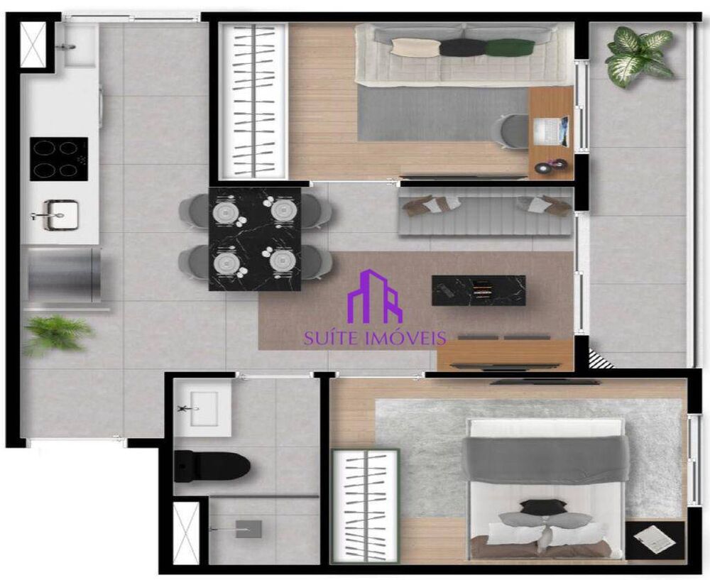 Cobertura, 2 quartos, 78 m² - Foto 3