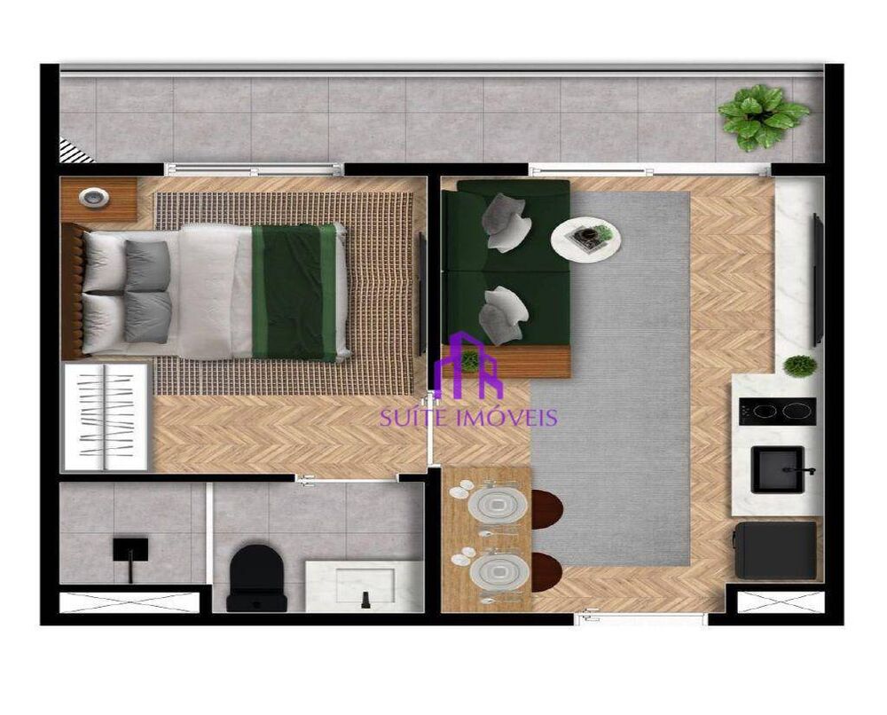 Cobertura, 2 quartos, 78 m² - Foto 2