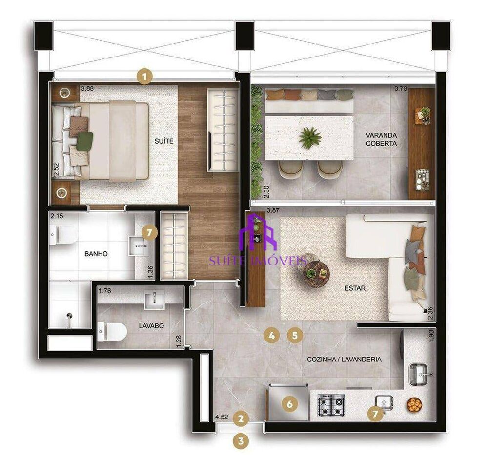 Apartamento, 2 quartos, 105 m² - Foto 17
