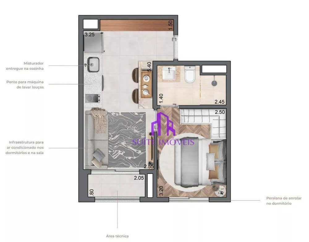 Apartamento, 2 quartos, 70 m² - Foto 8
