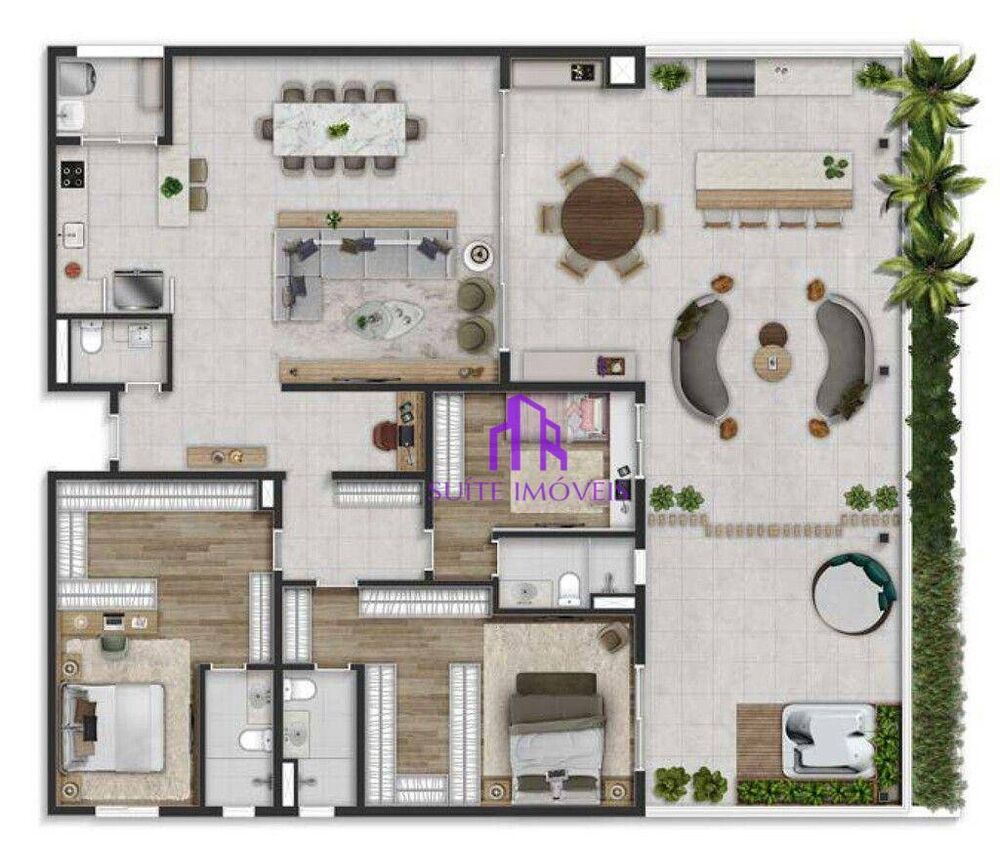 Apartamento, 3 quartos, 150 m² - Foto 12