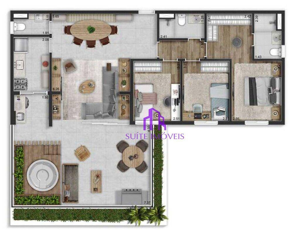 Apartamento, 3 quartos, 150 m² - Foto 7