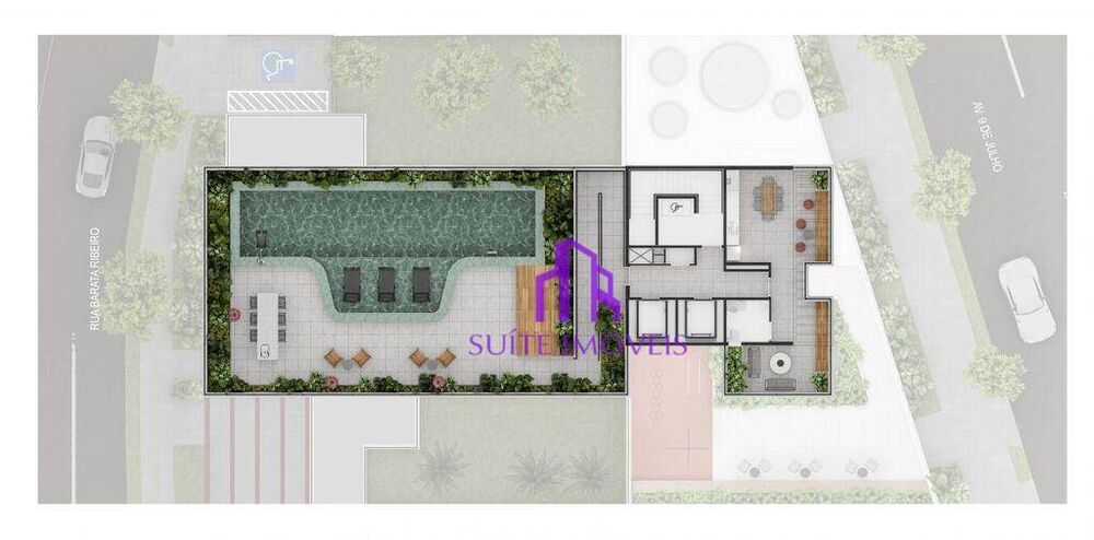 Apartamento, 1 quarto, 23 m² - Foto 2