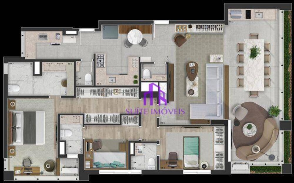 Apartamento, 3 quartos, 155 m² - Foto 19