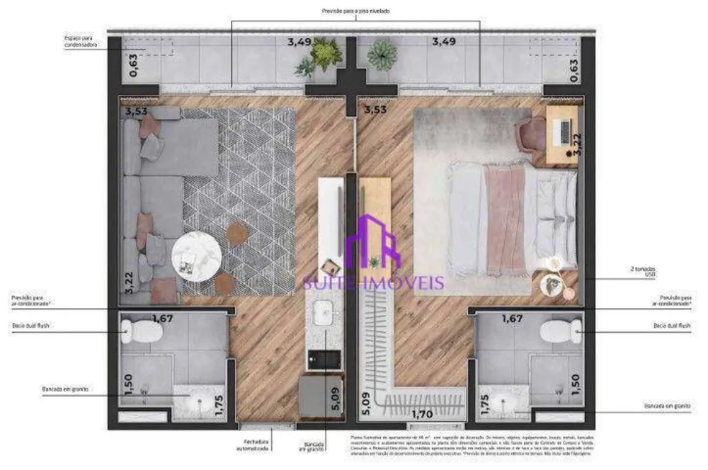 Kitnet-Studio, 25 m² - Foto 3