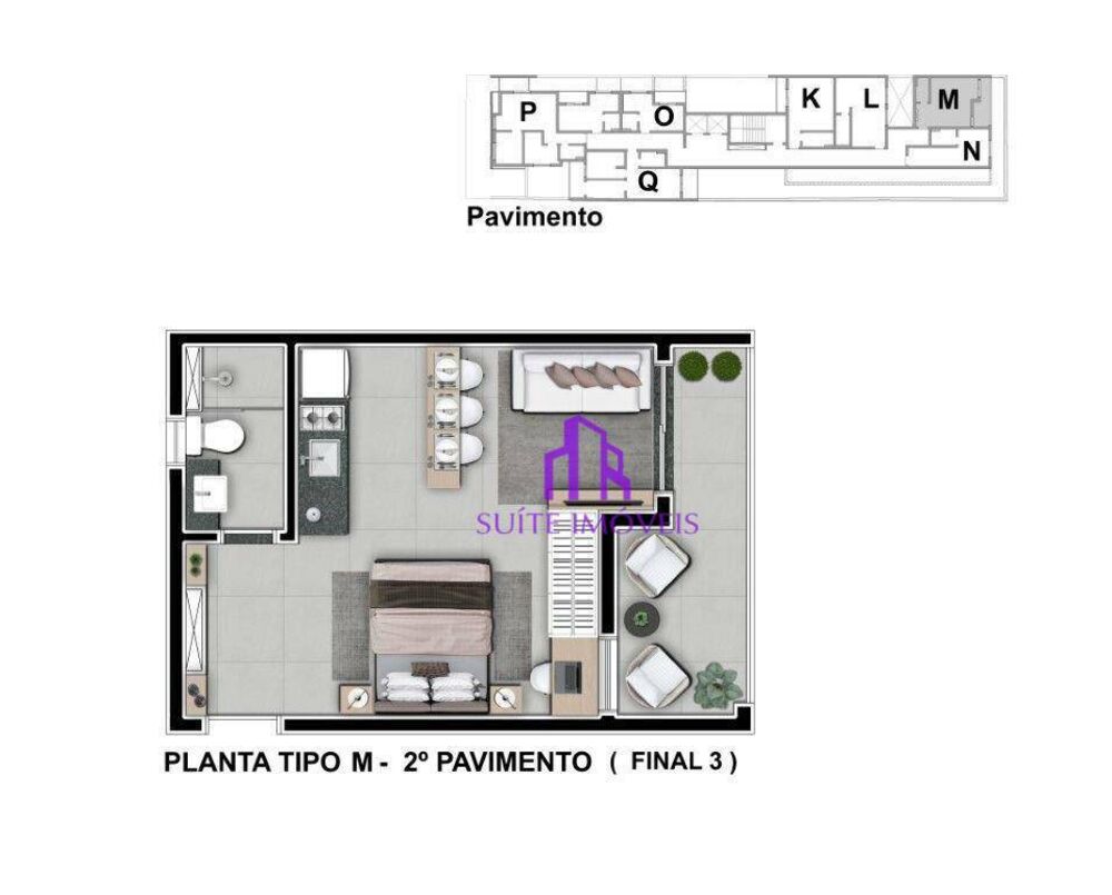 Apartamento, 2 quartos, 49 m² - Foto 15