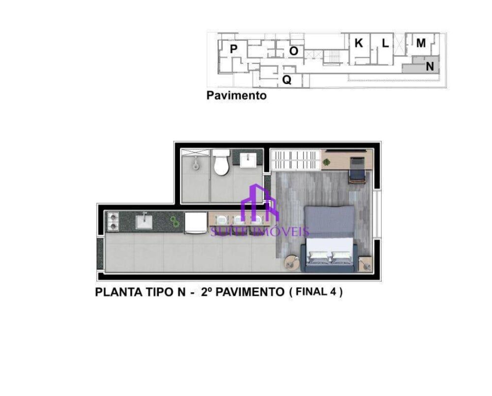 Apartamento, 2 quartos, 49 m² - Foto 8