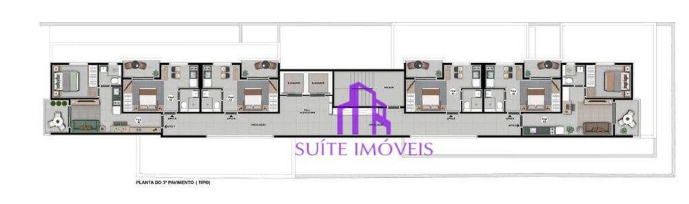 Apartamento, 2 quartos, 49 m² - Foto 2