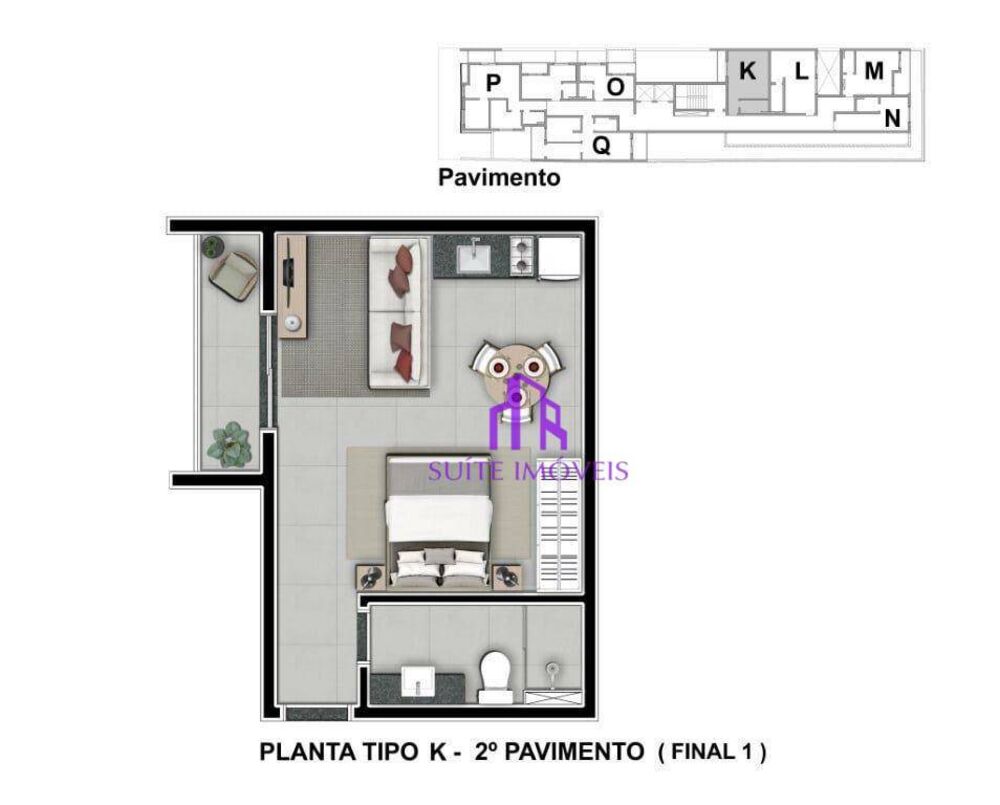 Apartamento, 2 quartos, 49 m² - Foto 14