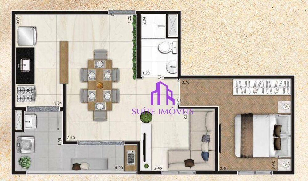 Apartamento, 2 quartos, 49 m² - Foto 5