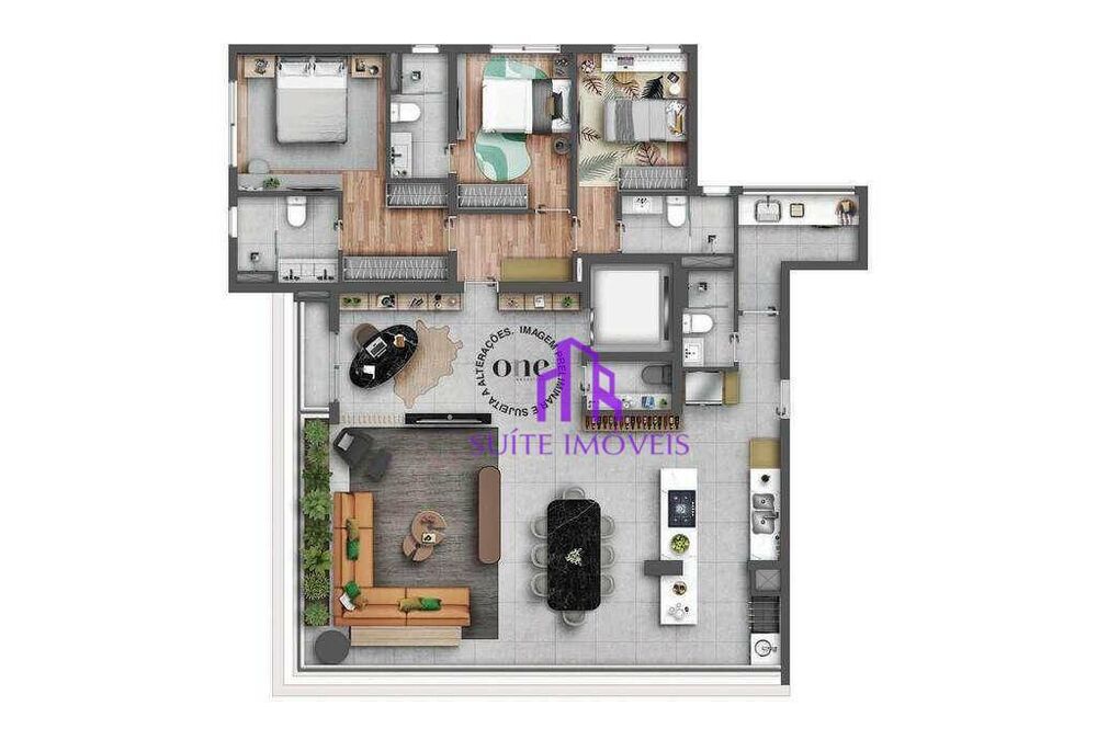 Apartamento, 4 quartos, 205 m² - Foto 2