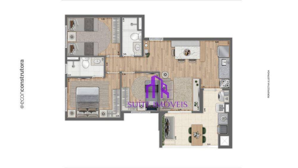 Apartamento, 2 quartos, 54 m² - Foto 18
