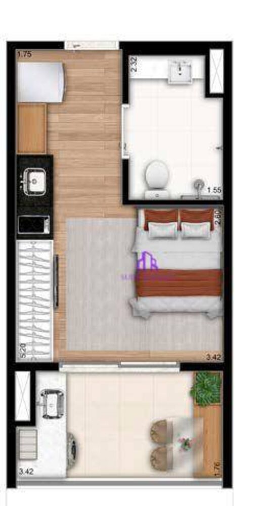 Apartamento, 1 quarto, 43 m² - Foto 25