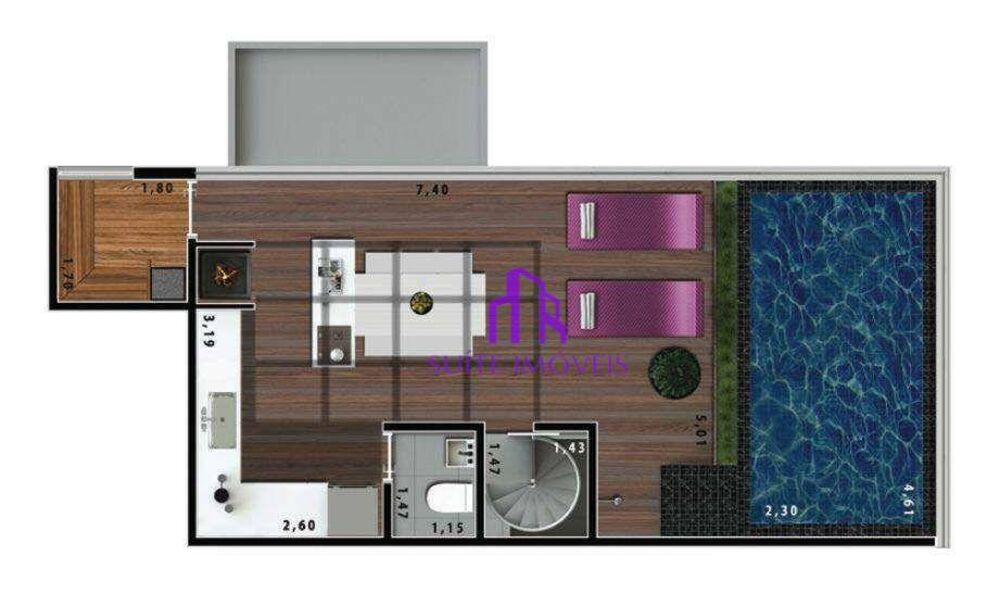 Cobertura, 2 quartos, 127 m² - Foto 8