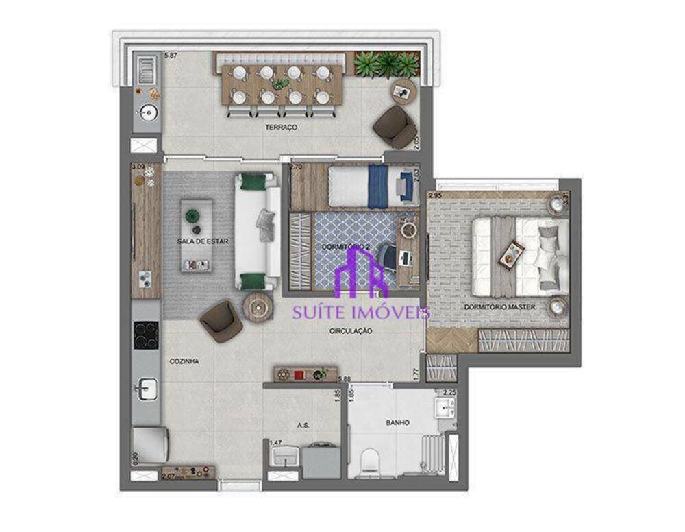 Apartamento, 3 quartos, 265 m² - Foto 3