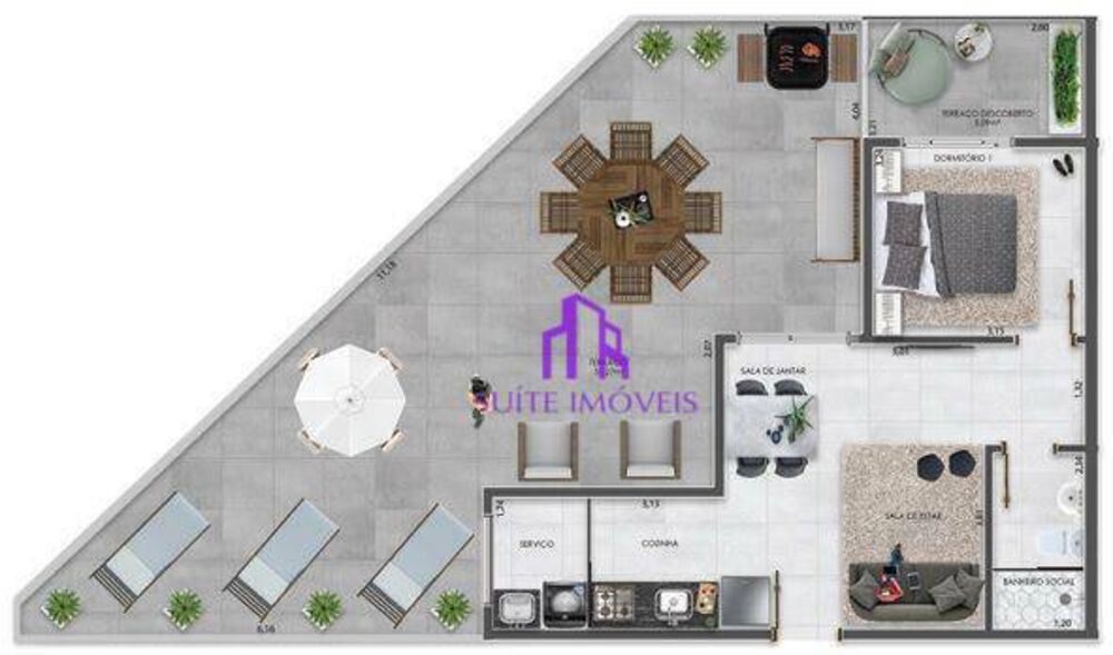 Apartamento à venda com 2 quartos, 48m² - Foto 23