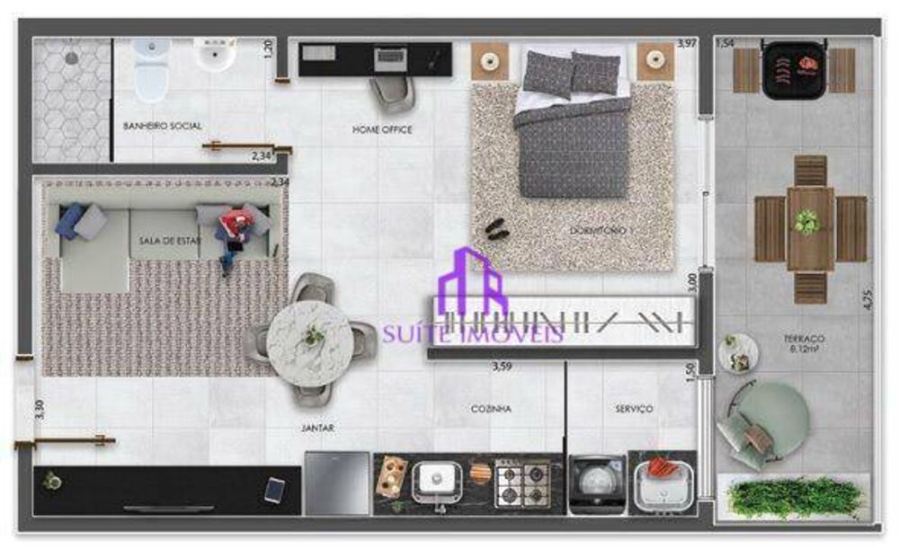 Apartamento à venda com 2 quartos, 48m² - Foto 18